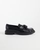 ASOS DESIGN ASOS DESIGN Mallory chunky trim fringe loafers in black - 1