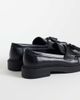 ASOS DESIGN ASOS DESIGN Mallory chunky trim fringe loafers in black - 3