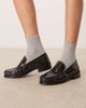 ASOS DESIGN ASOS DESIGN Marcel premium clean loafers in black leather - 1