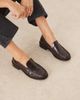 ASOS DESIGN ASOS DESIGN Marcel premium clean loafers in burgundy leather-Red - 1