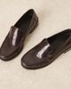 ASOS DESIGN ASOS DESIGN Marcel premium clean loafers in burgundy leather-Red - 3