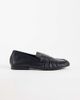 ASOS DESIGN ASOS DESIGN Marlowe softie ruched loafers in black leather - 1