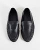 ASOS DESIGN ASOS DESIGN Marlowe softie ruched loafers in black leather - 2