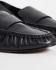 ASOS DESIGN ASOS DESIGN Marlowe softie ruched loafers in black leather - 3