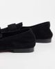 ASOS DESIGN ASOS DESIGN Marlowe softie ruched loafers in black suede - 4