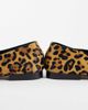 ASOS DESIGN ASOS DESIGN Marlowe softie ruched loafers in leopard hair on real leather-Multi - 4