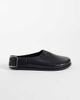 ASOS DESIGN ASOS DESIGN Marshall real leather flat mules in black - 1
