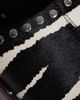 ASOS DESIGN ASOS DESIGN Marvel premium studded footbed mules in hair in real leather with zebra print-Multi - 3
