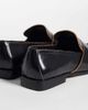 ASOS DESIGN ASOS DESIGN Marvin square toe clean loafers in black leather - 4