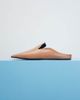 ASOS DESIGN ASOS DESIGN Maude premium slipper mules in tan leather-Brown - 4