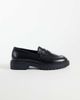 ASOS DESIGN ASOS DESIGN Mavis chunky cleated sole loafers in black - 1