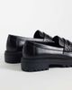 ASOS DESIGN ASOS DESIGN Mavis chunky cleated sole loafers in black - 3