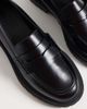 ASOS DESIGN ASOS DESIGN Mavis chunky cleated sole loafers in black - 4