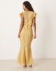 ASOS DESIGN ASOS DESIGN maxi dress with frill body detailing in yellow stripes-Multi - 2