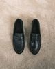ASOS DESIGN ASOS DESIGN Mayfair premium ruched loafers in black leather - 3