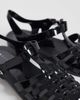 ASOS DESIGN ASOS DESIGN Medley jelly fisherman flats in black - 2