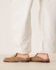 ASOS DESIGN ASOS DESIGN Mellow premium loafer mules in taupe suede-Brown - 3