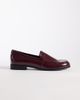 ASOS DESIGN ASOS DESIGN Melva clean round toe loafers in burgundy-Red - 1