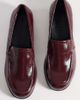 ASOS DESIGN ASOS DESIGN Melva clean round toe loafers in burgundy-Red - 2