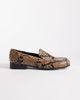 ASOS DESIGN ASOS DESIGN Melva clean round toe loafers in snake-Multi - 1