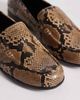 ASOS DESIGN ASOS DESIGN Melva clean round toe loafers in snake-Multi - 2