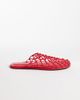 ASOS DESIGN ASOS DESIGN Mercy woven flat mules in red - 2