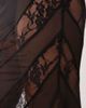 ASOS DESIGN ASOS DESIGN mesh and lace insert maxi skirt in black - part of a set-White - 3