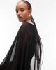 ASOS DESIGN ASOS DESIGN mesh cape bodysuit in black - 3