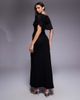 ASOS DESIGN ASOS DESIGN mesh cape detail maxi dress in black - 4