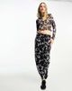 ASOS DESIGN ASOS DESIGN mesh column maxi skirt in animal print - part of a set-Multi - 1