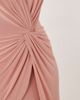 ASOS DESIGN ASOS DESIGN mesh plunge wrap detail maxi dress in baby pink - 2