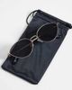 ASOS DESIGN ASOS DESIGN metal angled sunglasses in gold - 3
