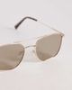 ASOS DESIGN ASOS DESIGN metal aviator sunglasses with gold-tone frames and brown lenses - 2