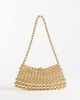 ASOS DESIGN ASOS DESIGN metal beaded clutch bag in gold - 1