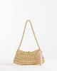 ASOS DESIGN ASOS DESIGN metal beaded clutch bag in gold - 2