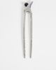 ASOS DESIGN ASOS DESIGN metal hair pin with abstract design in silver tone - 1