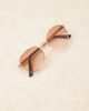 ASOS DESIGN ASOS DESIGN metal round sunglasses with ombre brown lenses - 3