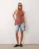 ASOS DESIGN ASOS DESIGN metallic knit asymmetrical halter top in red - 2