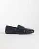 ASOS DESIGN ASOS DESIGN Micha real leather soft loafers in black - 1