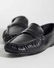 ASOS DESIGN ASOS DESIGN Micha real leather soft loafers in black - 2