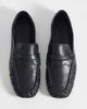 ASOS DESIGN ASOS DESIGN Micha real leather soft loafers in black - 3