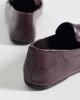 ASOS DESIGN ASOS DESIGN Micha real leather soft loafers in burgundy-Red - 4