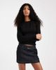 ASOS DESIGN ASOS DESIGN micro mini denim skirt with belt in indigo-Blue - 1