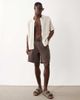 ASOS DESIGN ASOS DESIGN mid length denim jorts in brown overdye - 1