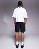 ASOS DESIGN ASOS DESIGN mid length pleated shorts in navy - 2