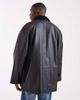 ASOS DESIGN ASOS DESIGN mid length real leather coach jacket in black - 3