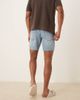 ASOS DESIGN ASOS DESIGN mid length slim denim shorts in light wash blue - 3
