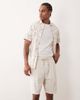 ASOS DESIGN ASOS DESIGN mid length textured jorts in ecru - part of a set-White - 1