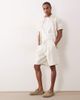 ASOS DESIGN ASOS DESIGN mid length textured jorts in ecru - part of a set-White - 2