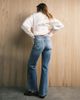 ASOS DESIGN ASOS DESIGN mid rise flare jeans in mid wash blue - 2